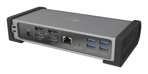 j5create JTD568 Thunderbolt 4 Docking Station für Smartphone, Monitor, Speicherkartenleser, Notebook - Ladefunktion - Spei