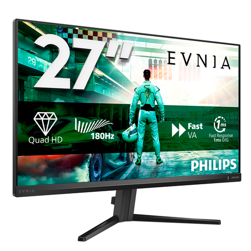 Monitor LED da gioco Evnia 27M2N3500NL 685,8 mm (27") Class WQHD - 16:9 - Carbone, Grigio - 68,6 cm (27") Viewable - Allin