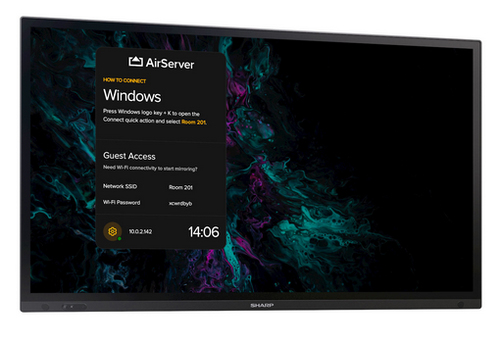 Sharp NEC Display PN-LA752 1905 mm 4K UHD LCD Collaboration Display - InGlass - Touchscreen - 16:9 Seitenverhältnis - 3840