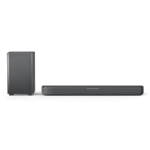 Sound Bar Speaker Philips TAB5309 2.1 Bluetooth - 120 W RMS - Grigio scuro - Parato montabile - 150 Hz a 20 kHz - Dolby Di