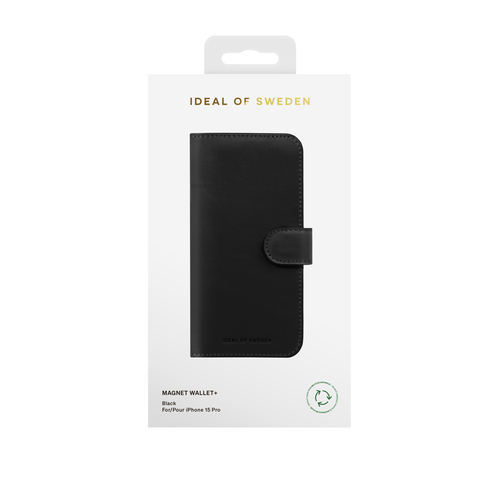 IDEAL MAGNET WALLET IPHONE 15 PRO BLACK