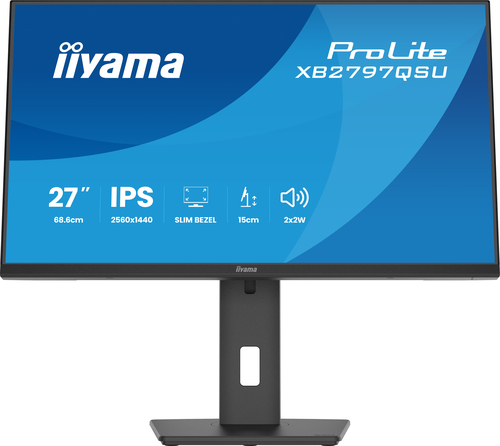 iiyama ProLite XB2797QSU-B1. Display diagonal: 68.6 cm (27"), Display resolution: 2560 x 1440 pixels, HD type: Quad HD, Di