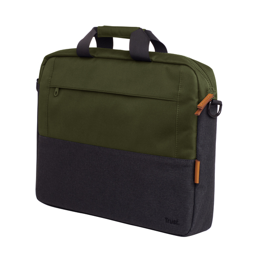 Trust Lisboa Tasche für 39,6 cm (15,6 Zoll) bis 40,6 cm (16 Zoll) Notebook, Tablet, Zubehör - Grün - Polyoxymethylen (POM)