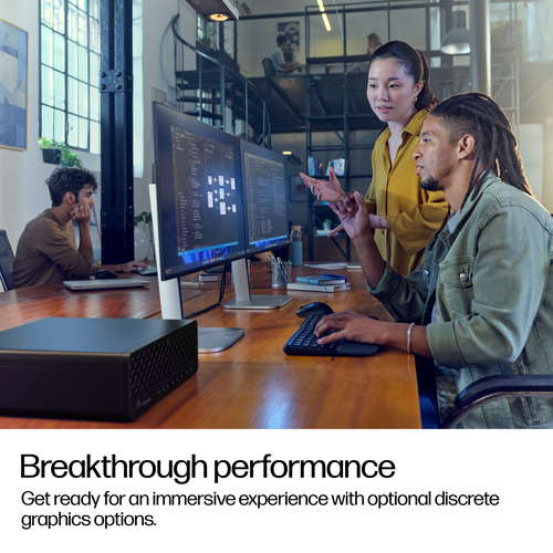 HP EliteDesk 8 G1i Desktop AI Computer - Intel Core Ultra 7 265 - vPro Technology - 16 GB - 1 TB SSD - Small Form Factor -