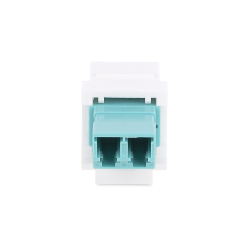 StarTech.com LC to LC Coupler, LC Fiber Coupler, LC/UPC Duplex Keystone Jack, Fiber Optic Keystone Coupler for Patch Panel