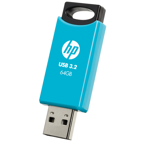 HP 712w. Capacity: 64 GB, Device interface: USB Type-A, USB version: 3.2 Gen 1 (3.1 Gen 1), Read speed: 120 MB/s. Form fac