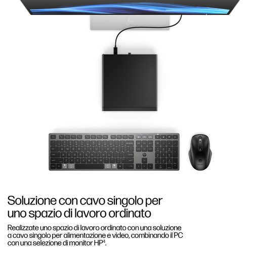HP EliteDesk 8 Mini G1i Desktop AI PC Wolf Pro Security Edition. Famiglia processore: Intel Core Ultra 5, Modello del proc