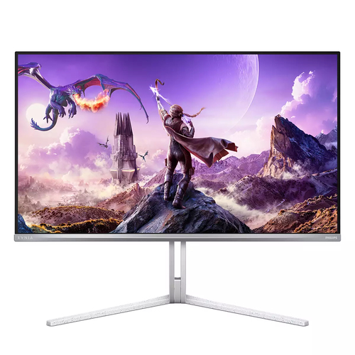 Moniteur OLED gaming Evnia 32M2N8900 31.5" Class WQHD Écran RGB Q-Stripe/ QD OLED - Pied réglable - 21:9 - Blanc - 80 cm (