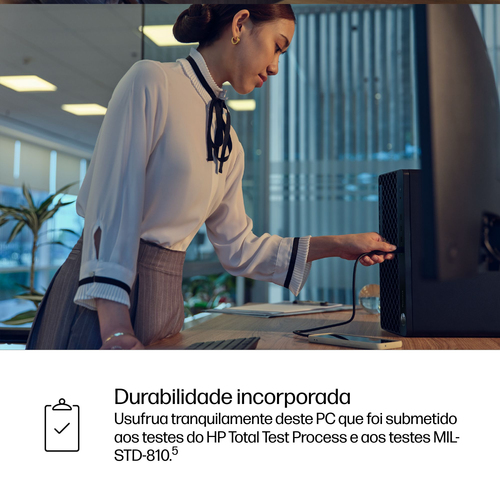 HP ProDesk 4 G1i Computador secretária - Intel Core Ultra 5 2ª geração 235 - 16 GB - 512 GB PCI Express NVMe SSD - Torre -