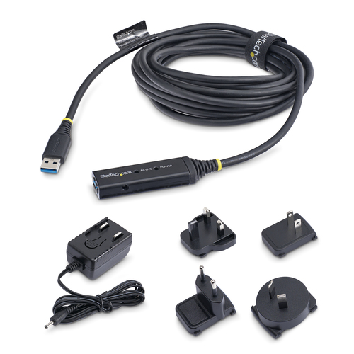 StarTech.com 3m USB 3.0 (5Gbps) Active Extension Cable - M/F - Extend the distance of a USB 3.0 device an additional 3 met