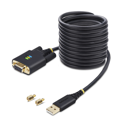 StarTech.com 3.05 m Serial/USB Data Transfer Cable - 1 - Cable for Desktop Computer, Notebook, Peripheral Device, Monitor,