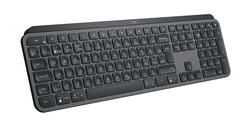 Logitech MX Keys for Business Keyboard - Wireless Connectivity - USB Type A Interface - Norwegian, Danish, Swedish, Finnis