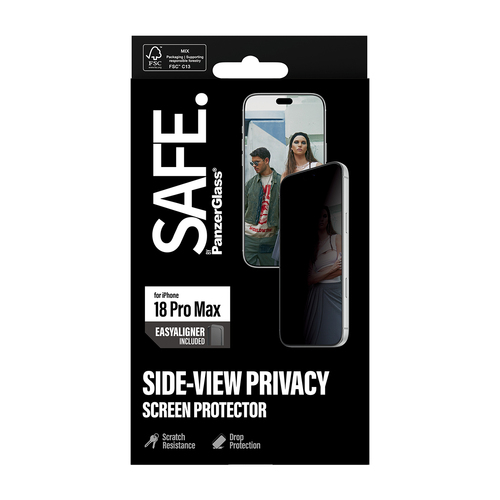 Safe Privacy Screen Protector for Apple iPhone 18 Pro Max - For Widescreen OLED iPhone 18 Pro Max