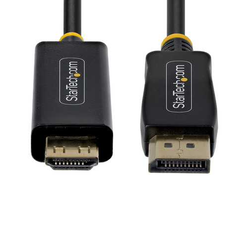 StarTech.com 2 m DisplayPort/HDMI A/V Cable - 1 - Cable for Audio/Video Device, Monitor, Security System, Switch - First E