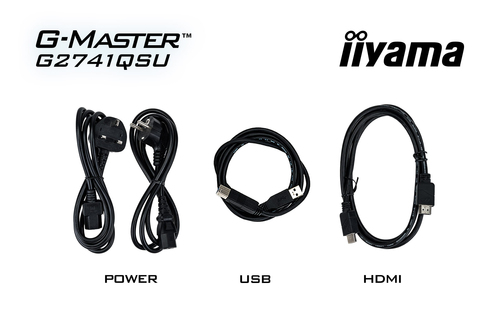 Moniteur de jeu LCD iiyama G-MASTER Black Hawk G2741QSU-B1 27" Classe WQHD - 16:9 - Noir mat - 68,6 cm (27") Viewable - Te