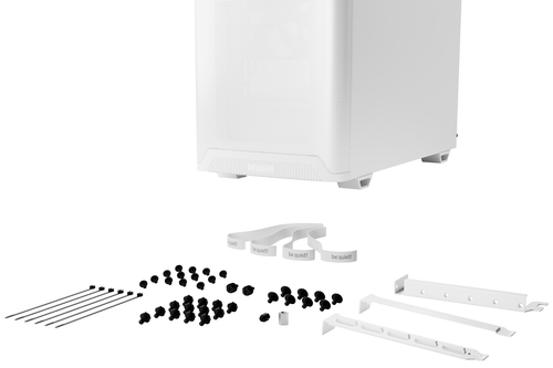 be quiet! Pure Base 501 Pure Base 501 Airflow Window White Computergehäuse - ATX, Micro ATX, Mini ATX Motherboard Supporte