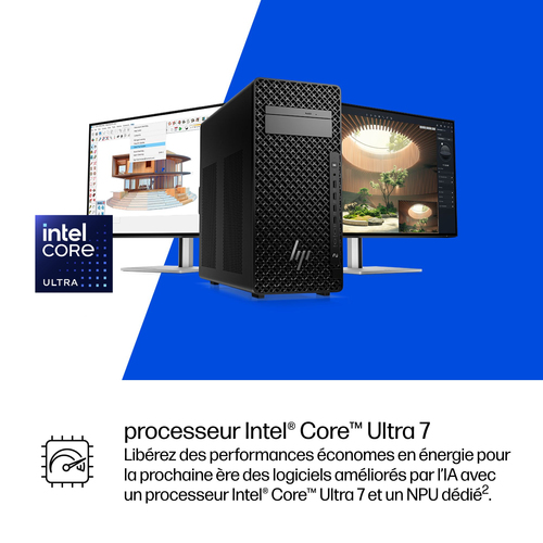 HP Z2 G1i. Processor family: Intel Core Ultra 7, Processor model: 265. Internal memory: 16 GB, Internal memory type: DDR5-