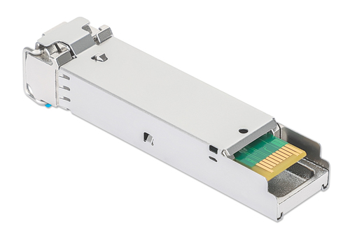 Intellinet Gigabit Fiber SFP Optical Transceiver Module 1000Base-LX (LC) Single-Mode Port, 10 km (6.2 mi.), HPE-compatible