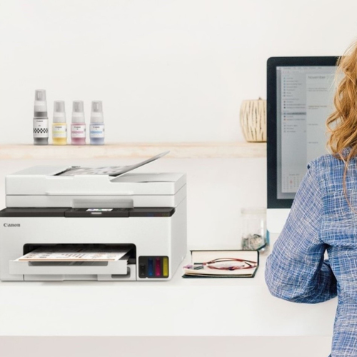 Canon MAXIFY GX2050 Wired & Wireless MegaTank Inkjet Multifunction Printer - Colour - Printer/Copier/Scanner/Fax/Cloud - 6
