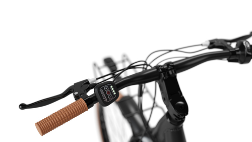 Sharp BK-DM02-EB. Akkuspannung: 36 V, Ladezeit: 5 h, Batteriekapazität: 280 Wh. Weight (including battery): 25 kg. Frame m