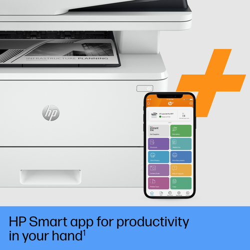 HP LaserJet Pro 4102FDN Laser Multifunction Printer - Copier/Fax/Printer/Scanner - 1200 x 1200 dpi Print - For Plain Paper