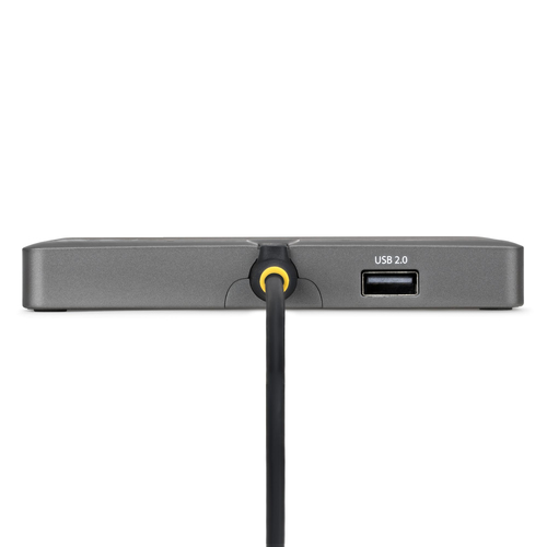 StarTech.com USB Type C Docking Station for Workstation - Charging Capability - 140 W - Space Gray - TAA Compliant - 4 Dis