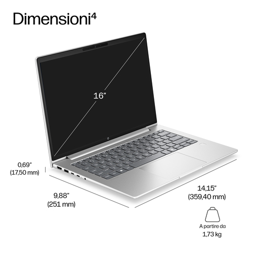 HP DP9J8AT. Tipo di prodotto: Computer portatile, Fattore di forma: Clamshell. Famiglia processore: AMD Ryzen™ 5, Modello 