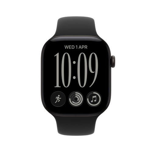 Apple Watch Series 12 GPS 46mm Black Aluminium Case with Black Sport Band - S/M. Display technology: OLED, Display resolut