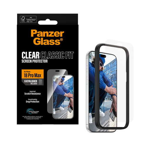 PANZERGLASS SCREEN PROTECTOR IPHONE 18 PRO MAX EA