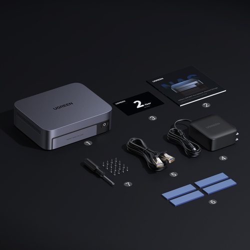 Ugreen DXP480T Plus. Type: NAS. Chassis type: Desktop. Device class: Home & Home Office. Processor family: Intel® Core™ i5