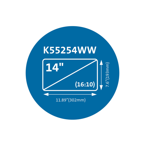 Kensington MagPro 2H Blendfrei Blickschutzfilter - Schwarz - TAA-konform - für 35,6 cm (14 Zoll) Widescreen Notebook - 16: