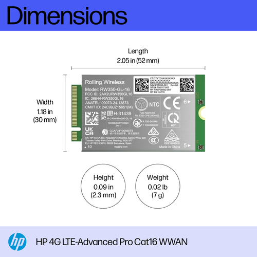 HP RW350-GL-16 Radio Modem