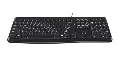 Logitech K120 Keyboard - Cable Connectivity - USB Interface