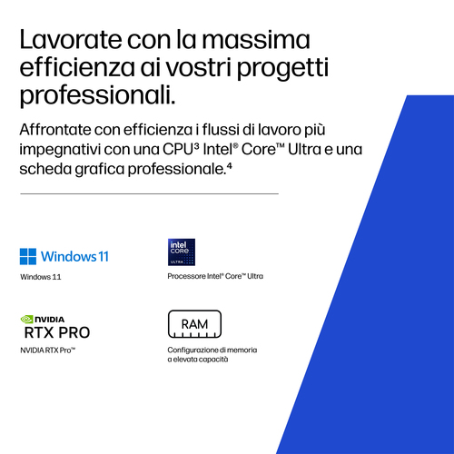 HP DK1L2ET. Famiglia processore: Intel Core Ultra 7, Modello del processore: 356H. Dimensioni diagonale schermo: 40,6 cm (