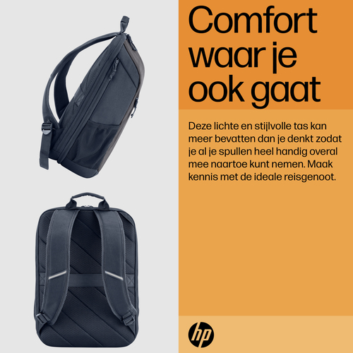 HP Travel 18 Liter 15.6 Iron Grey Laptop Backpack. Case type: Backpack, Maximum screen size: 39.6 cm (15.6"). Weight: 510 g