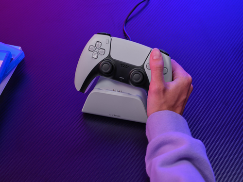 Trust Dock Cradle für Spielkonsole, Spielecontroller - Ladefunktion - Weiß