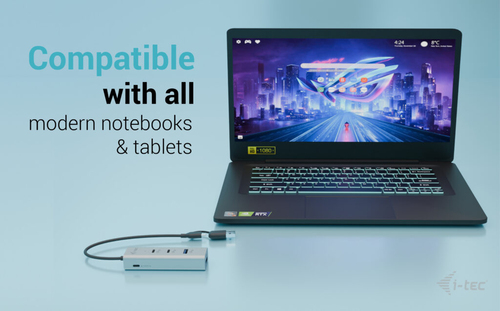 i-tec Metal CAHUBMETAL2A2CPD. Hostschnittstelle: USB 3.2 Gen 1 (3.1 Gen 1) Type-A + Type-C, Hub interfaces: USB 3.2 Gen 1 
