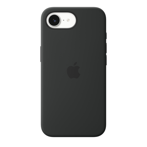 Apple Hülle Smartphone - Schwarz - Seidig, Softtouch - Kratzfest, Sturzsicher - Silikon, MicroFiber - Kann drahtlos gelade