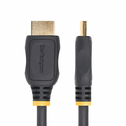 StarTech.com 45.72 cm HDMI A/V Cable - 1 - Cable for Audio/Video Device, Digital Signage, Kiosk, TV, Projector - First End