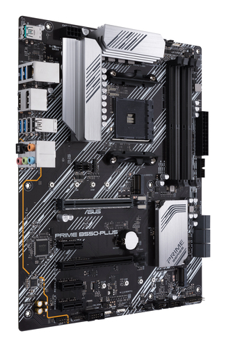 Carte Mère Asus Prime B550-PLUS - AMD B550 Chipset - Socket AM4 - ATX - 128 Go DDR4 SDRAM RAM maximale - DIMM, UDIMM - 4 x