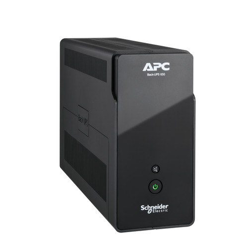 APC BK650G2I. UPS topology: Line-Interaktiv, Ausgangskapazität: 0,65 kVA, Ausgangsleistung: 400 W. AC outlet types: C13-Ko