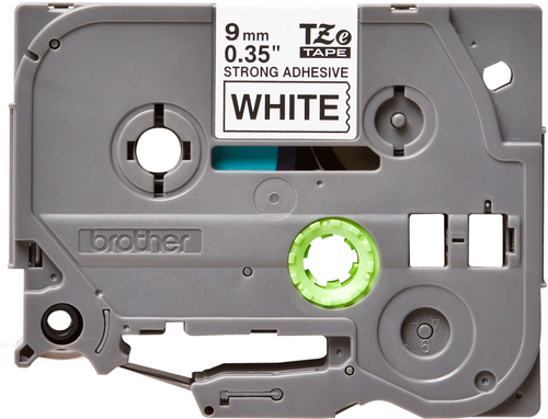 TZE-S221 LAMINATED TAPE 9MM 8M BLACK ON WHITE