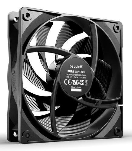 be quiet! Pure Wings 3 3 Pack Kühllüfter - Multimedia-System, PC, Kühler - 120 mm Maximum Fan Diameter - 3 x Fan(s) - 101,