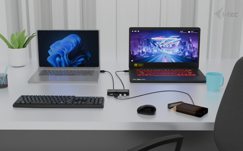 i-tec CAKVMHUB2A2C. Hostschnittstelle: USB Typ-C, Hub interfaces: USB 3.2 Gen 1 (3.1 Gen 1) Type-A, USB 3.2 Gen 1 (3.1 Gen
