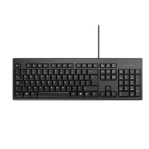 Kensington K63727ES. Keyboard form factor: Full-size (100%), Connectivity technology: Wired, Device interface: USB, Keyboa