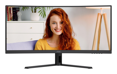 AOC CU34B3E 34 Zoll Klasse WQHD LCD-Monitor - 86,4 cm (34 Zoll) Viewable - Vertical-Alignment-Technologie (VA) - 2560 x 14