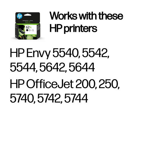 HP 62XL Original Inkjet Ink Cartridge - Black Pack
