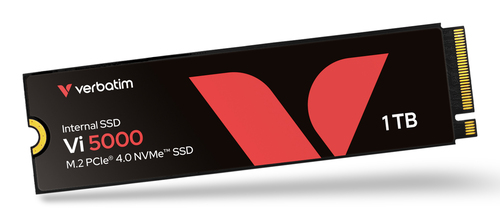 Unità stato solido Verbatim Vi5000 - M.2 2280 Interno - 1 GB - PCI Express NVMe (PCI Express NVMe 4.0) - Computer portatil