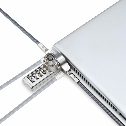 StarTech.com Cable Lock For Notebook, Monitor, Printer - 1.98 m Cable - Resettable - 4-digit - Combination Lock/Keyed Lock