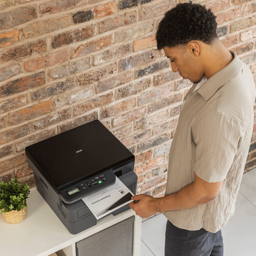 Stampante multifunzione laser Brother DCP-L2620DW Wireless - Monocromatico - Nero - Fotocopiatrice/Stampante/Scanner - 32 